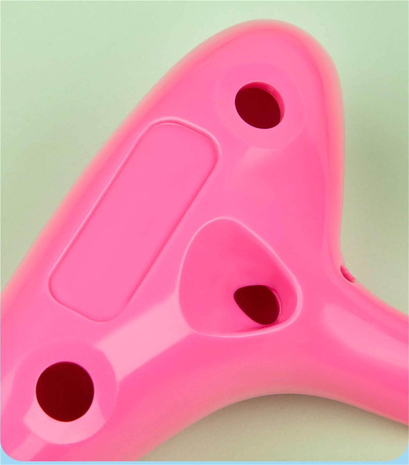 Set Ocarina Strumento Per Esercitazioni Per Principianti In Resina Rosa Ocarina A 12 Fori