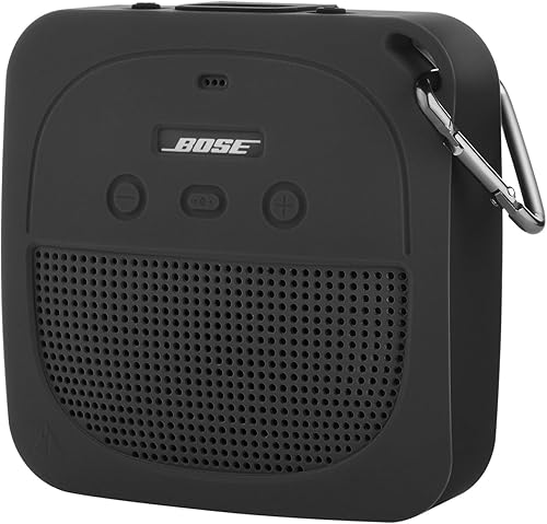 TXEsign Funda de silicona compatible con altavoz portátil Bose SoundLink Micro impermeable, funda protectora completa, a prueba de golpes, funda de