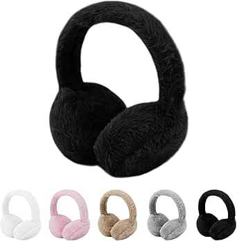Cosiesnest Winter ohrenwärmer, flauschig, weich, für Damen, winddicht, für draußen, zum Skifahren, Laufen, Ohrenschützer, Schutz für Damen, Herren, Kinder