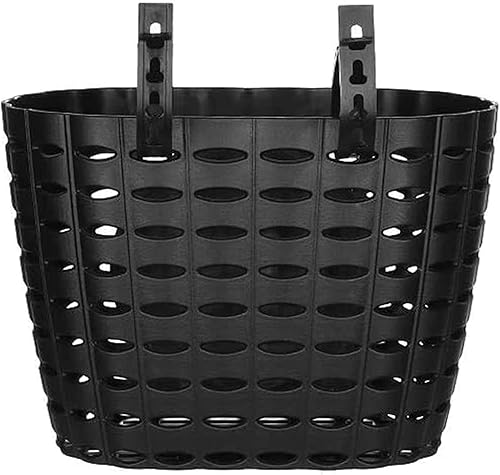 Miniatura 6 de Cesta de bicicleta para niños con campana, bonita cesta de bicicleta de dinosaurio para niños, niños pequeños, cesta delantera de plástico para