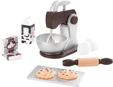 KidKraft Wooden Espresso Baking Set - Play Kitchen accessory