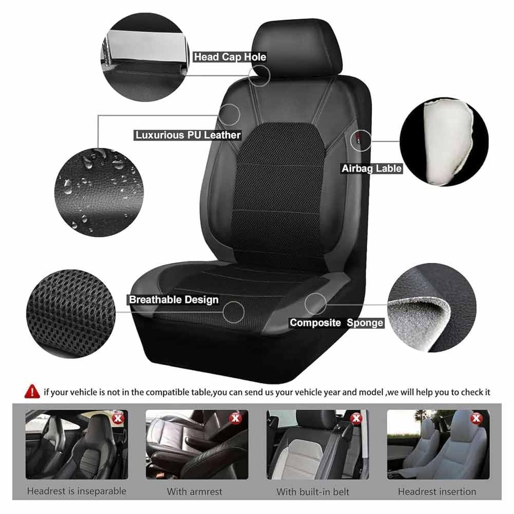 2 Piezas Fundas Asiento Coche para Ford Transit Courier I 2014-2023 2024 2025 2026, Juego Fundas Cubreasientos Protectoras Fundas Asientos Delantero Cómodo Transpirable,C/Blue