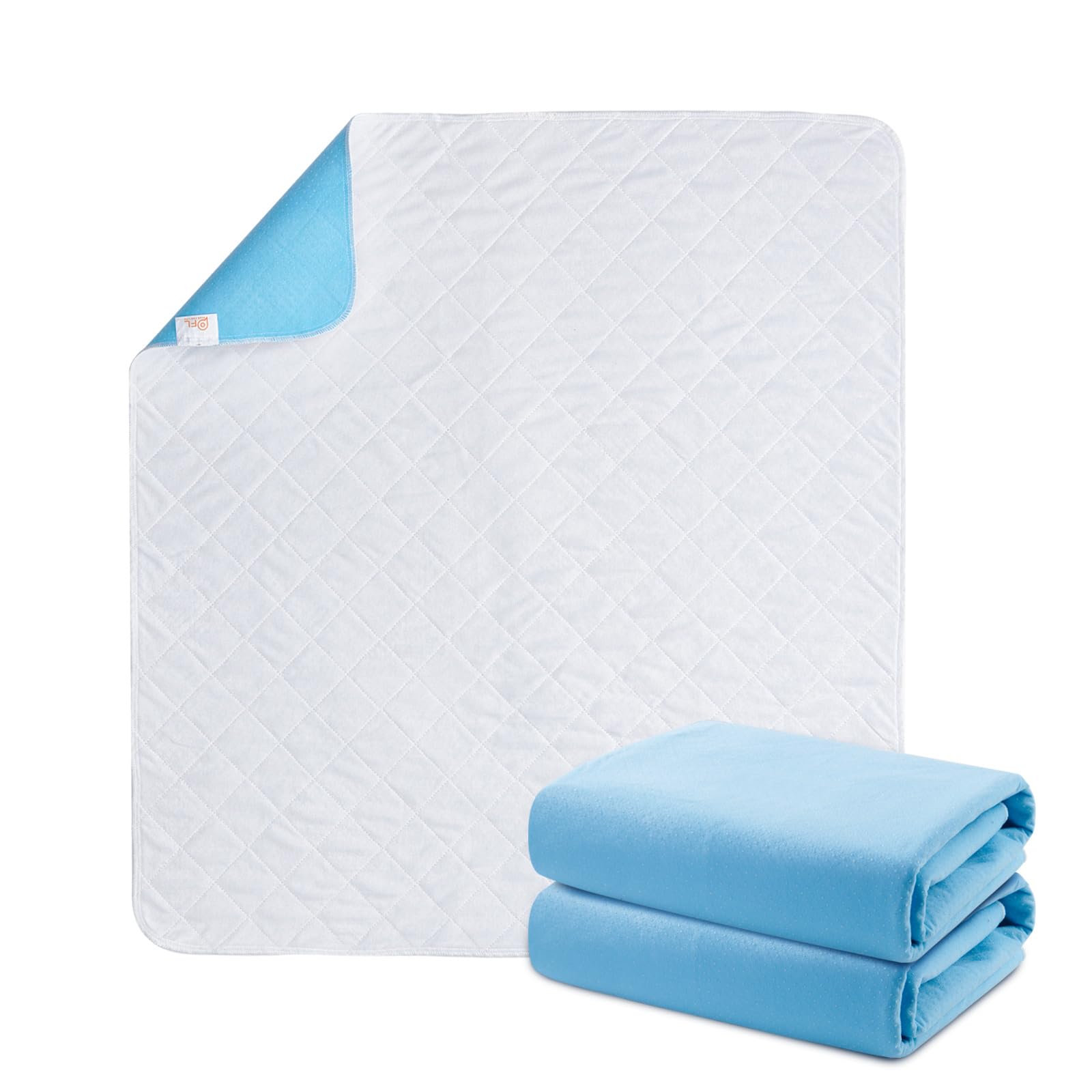 Washable Dog Pee Pads for Potty Training 65‘’x48'' 1 Pack,Waterproof and Non Slip Incontinence Pee Pads for Puppy,Kids or Adults Elderly,Reusable and Super Absorbent Dogs playpen Pads