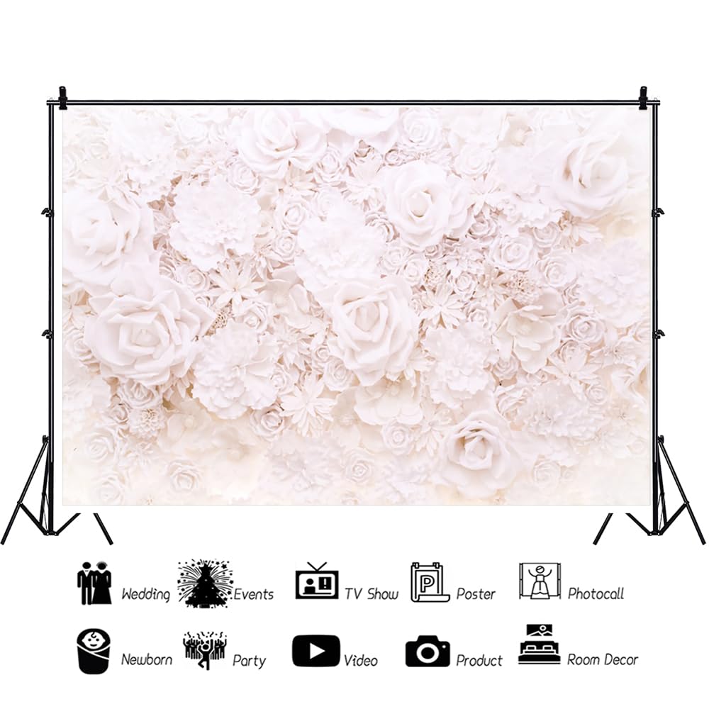 YongFoto 2,2x1,5m poliestere Sfondo Fotografico Natale Regali Candele