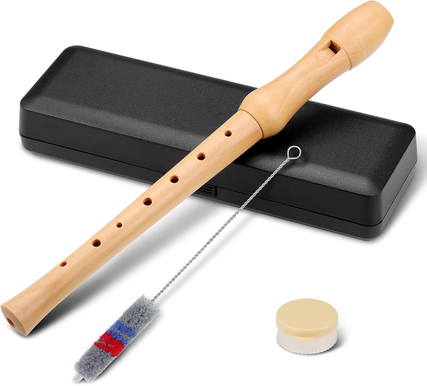 Fentar Wooden Recorder, Soprano Recorder Instrument German Fingering