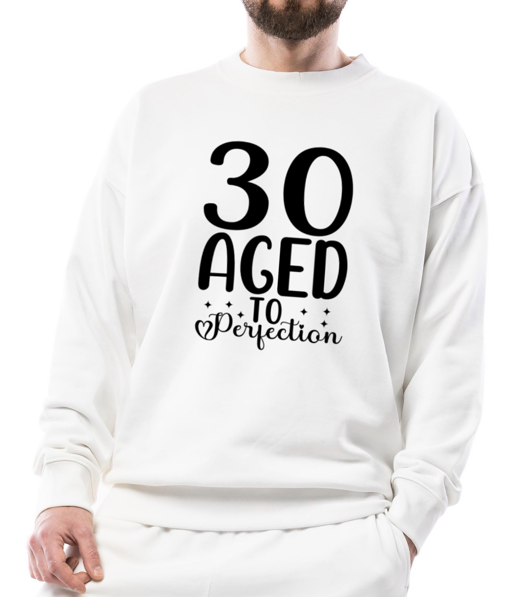 30 Aged to Perfection Unisex Sweatshirt, Milestone Birthday Shirt, 30th Birthday Gift, Vintage 30 Years Old, Funny Birthday Sweatshirt-picture-47