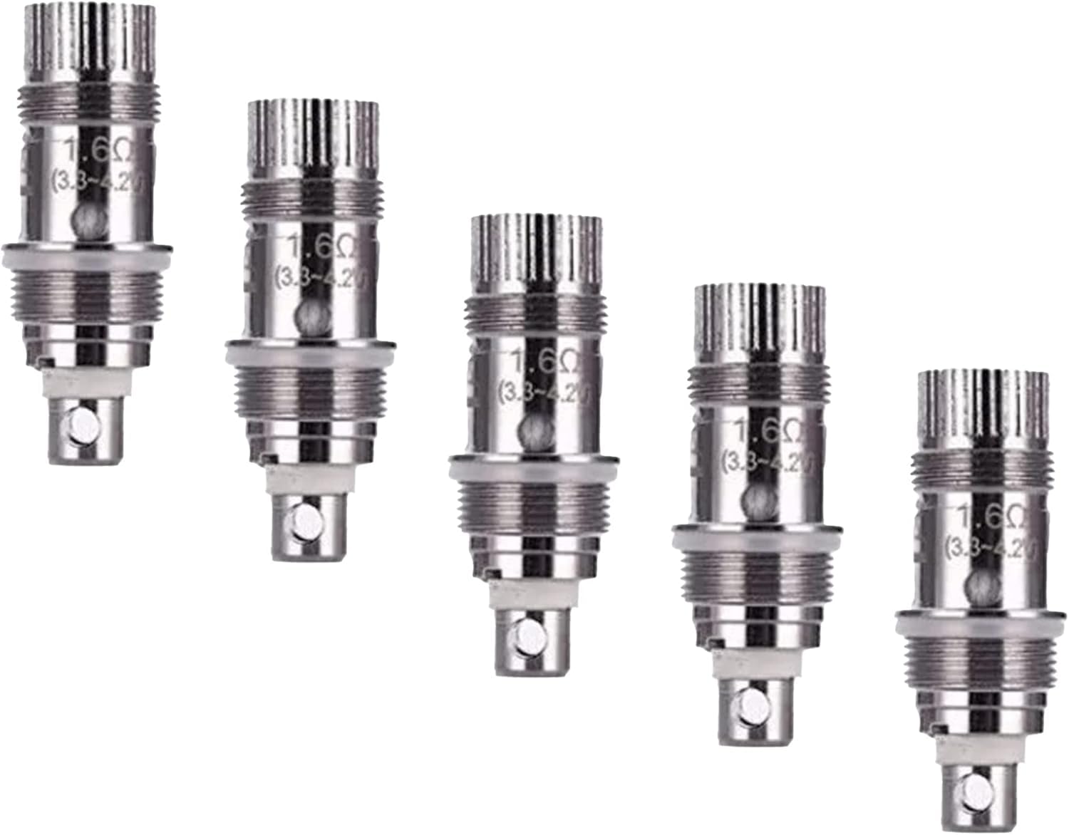 Nautilus BVC Coils for Aspire, Intense Flavour, Longer Lifespan, Deliciously and Cloudy, TVDC, 2ml Cartridge Capacity No Nicotine, 5 Pack (1.6ohm)
