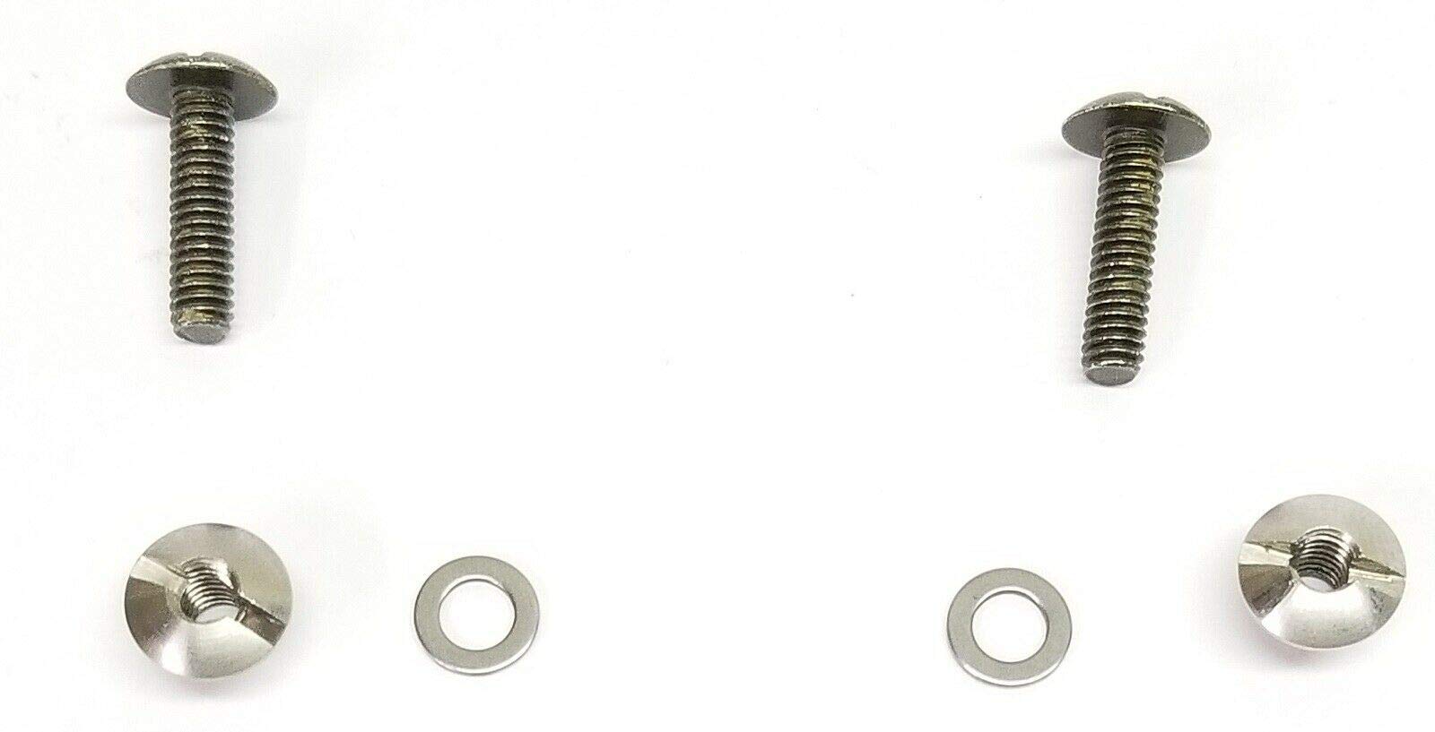 Military PASGT Kevlar Helmet Chin Strap Screw Post & Washer Set