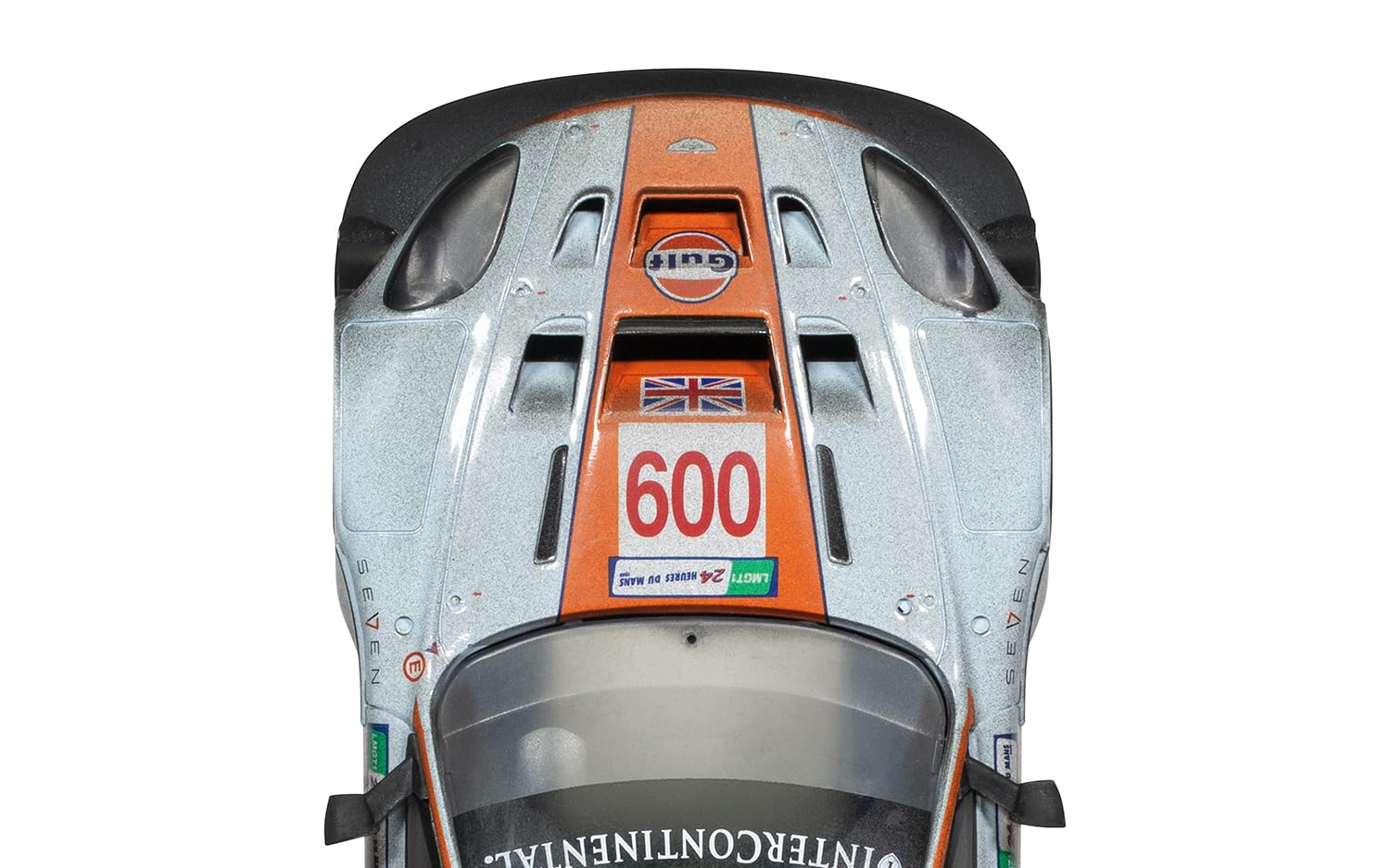 Scalextric Aston Martin DBR9 - Gulf Edition - ROFGO 'Dirty Girl'. GT/Prototype.