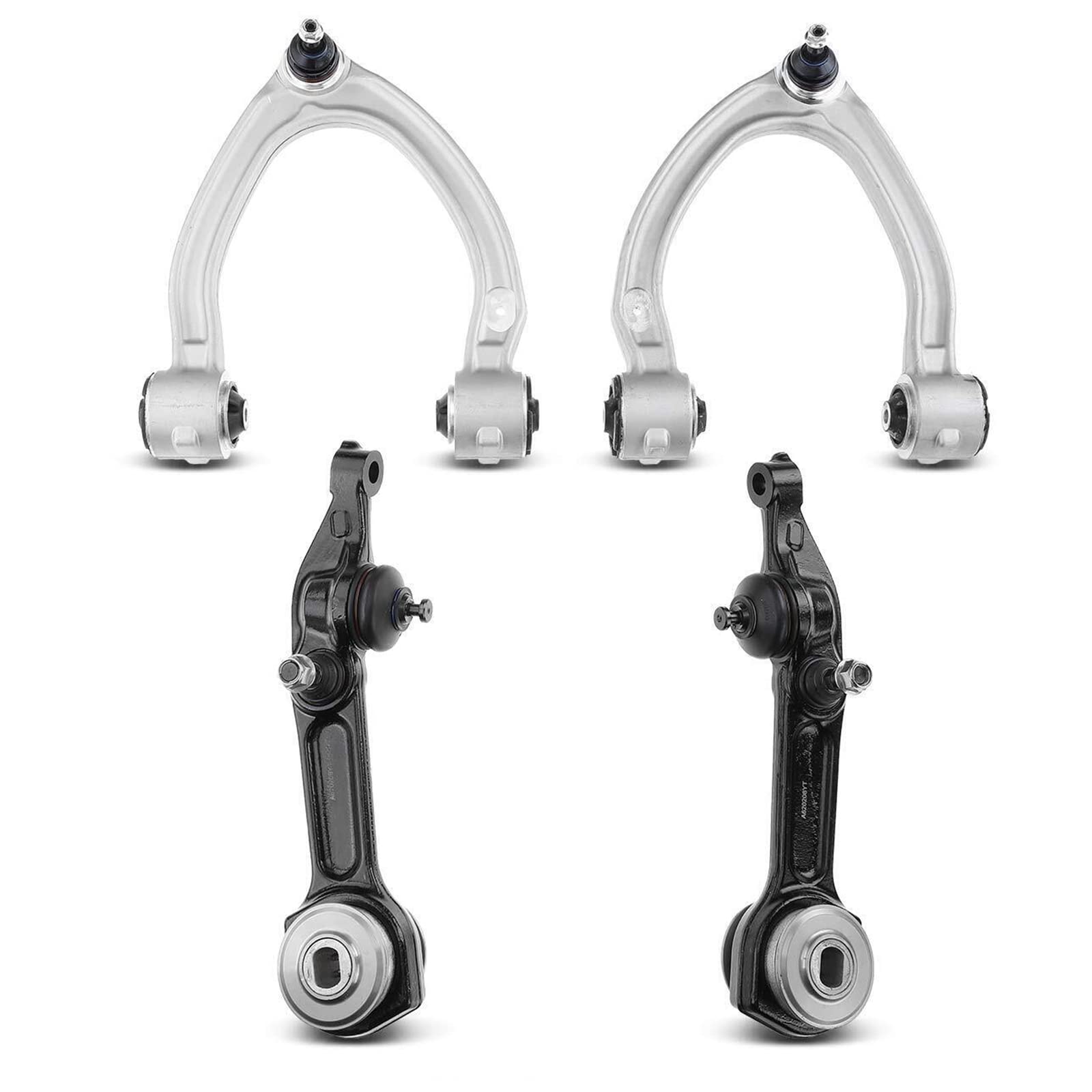 Photo 1 of Missing one control arm - A-Premium 4Pcs Front Upper Lower Control Arm and Ball Joint Assembly Compatible with Mercedes-Benz S350 2006 S430 S500 2000-2006
