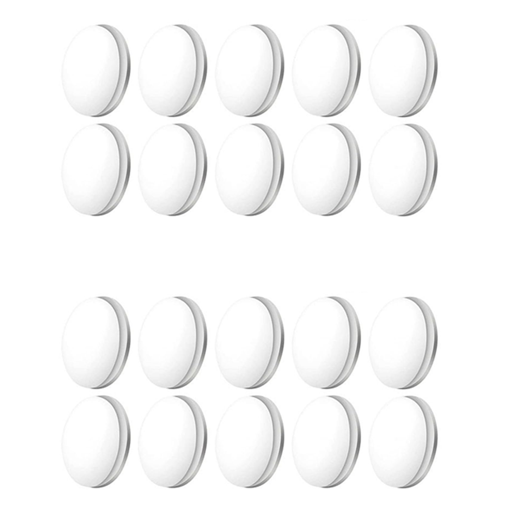 Hndhbfgrt 20PCS Magnetic Curtain Weights Drapery Weights Magnet Shower Curtain Weights Bottom for Tablecloth Curtain,White