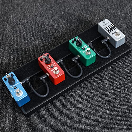 Donner 12 Inch Guitar Patch Cable Guitar Effect Pedal Cables Black 6 Pack #TOP6