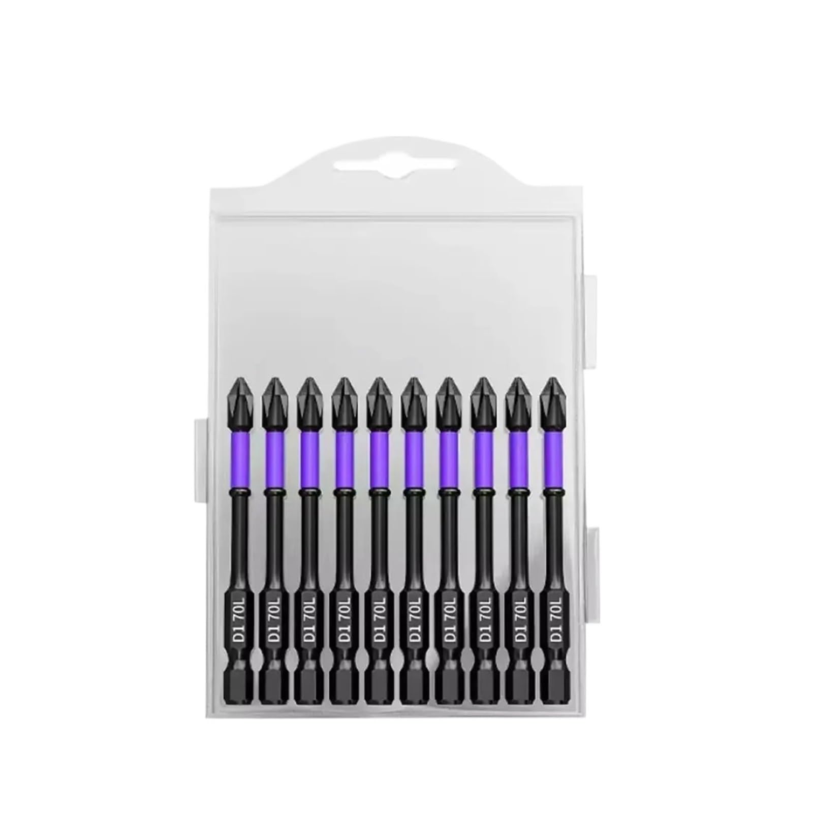 Uayplmbi 10Pcs 90Mm 10/20Pcs Batch Head Ph2 Cross Screwdriver Set Impact Drill Bit Screw Alloy Steel Non-Slip