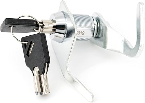 Americruise - Cerradura de bolsa de sillín de motocicleta, cerradura de maletero real con 2 llaves para Harley Touring Road King Electra Street Road