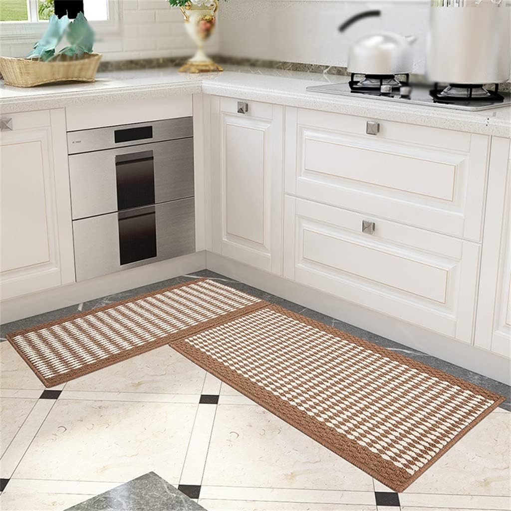 Soft Kitchen Mats Easy Clean Carpet Flooring Interior Mats Home Decor Floor Mats(E)
