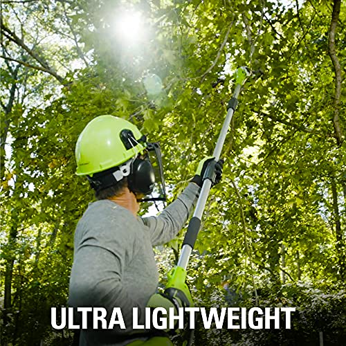 Greenworks PSPH40B210 40V 8 Inch Pole Saw + Pole Hedge, 2.0Ah Battery thumb #8