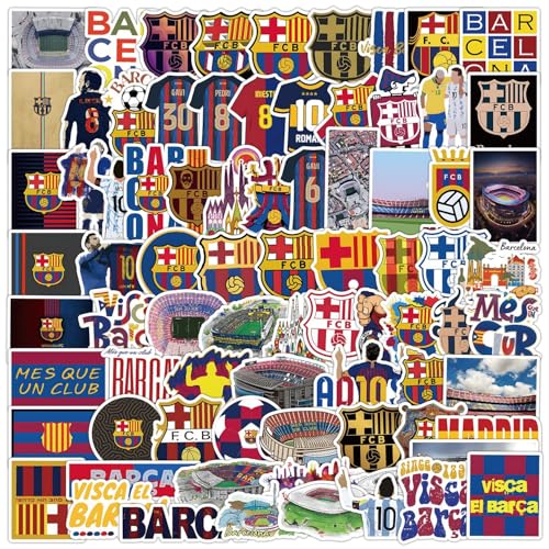 Glow way flims Soccer Stickers 50 Pack - Waterproof Vinyl Decals, 6cm/2.36in Sports Theme Stickers for Laptop, Water Bottle, Helmet, Cool Gifts for Soccer Fans & Kids (zq-06)