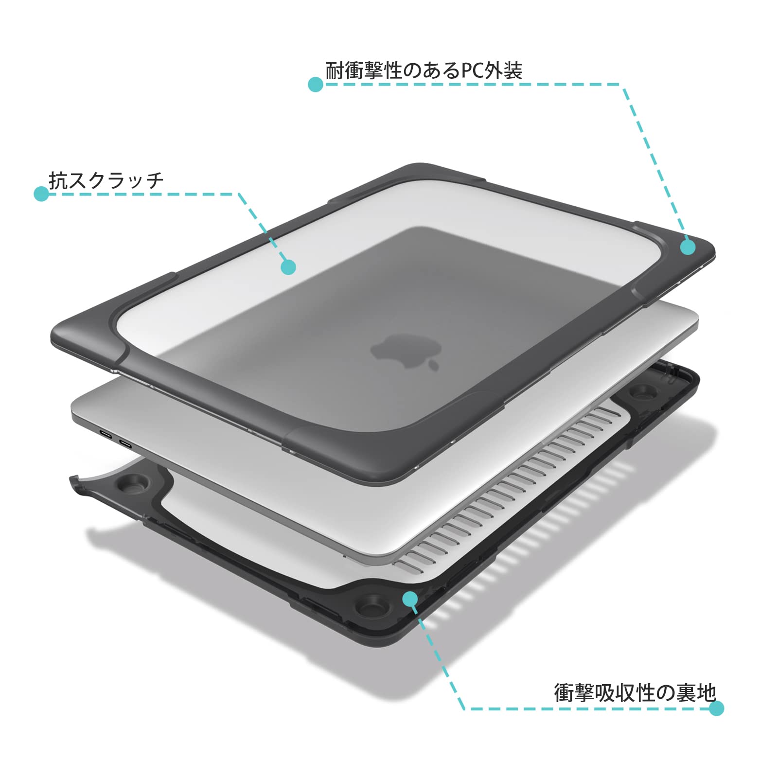 Amazon.co.jp: ProCase MacBook Pro 13 ケース 2022 2020、M1 A2338
