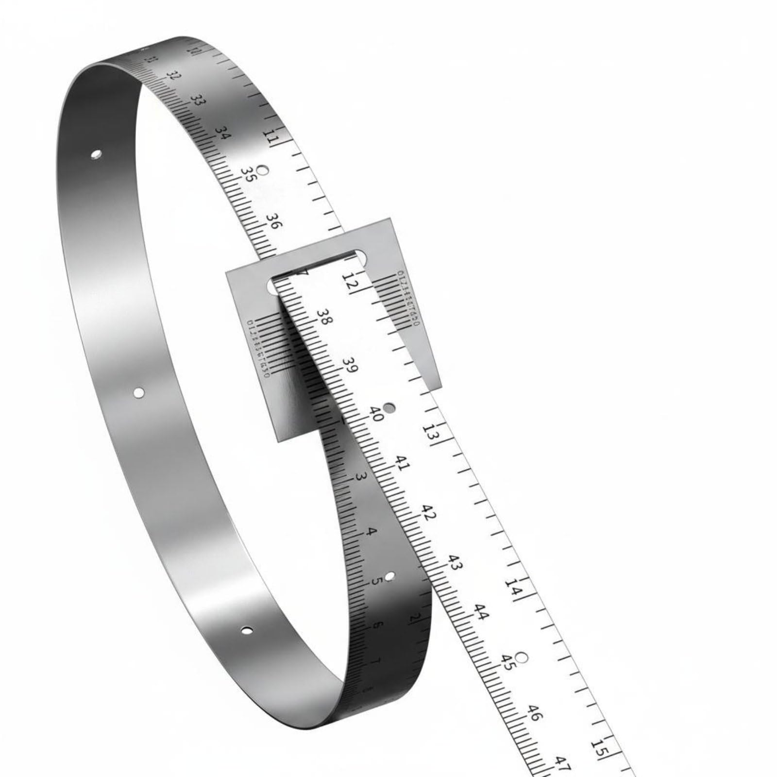 High Precision Pi Tape Stainless Steel Vernier Diameter Tape Laser Etched Circumference Ruler Dual Scale for Machinists, Engineers, Foresters, Workshop, Forestry, 0-800mm-image-23