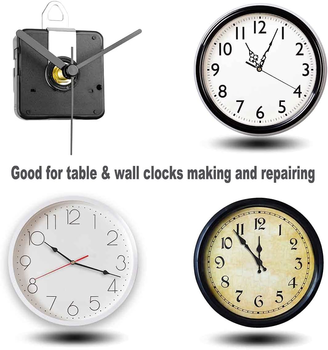 Buy Stflybro 2 Pieces High Torque Non Ticking Clock Movement Mechanism With 4 Pack Clock Hands