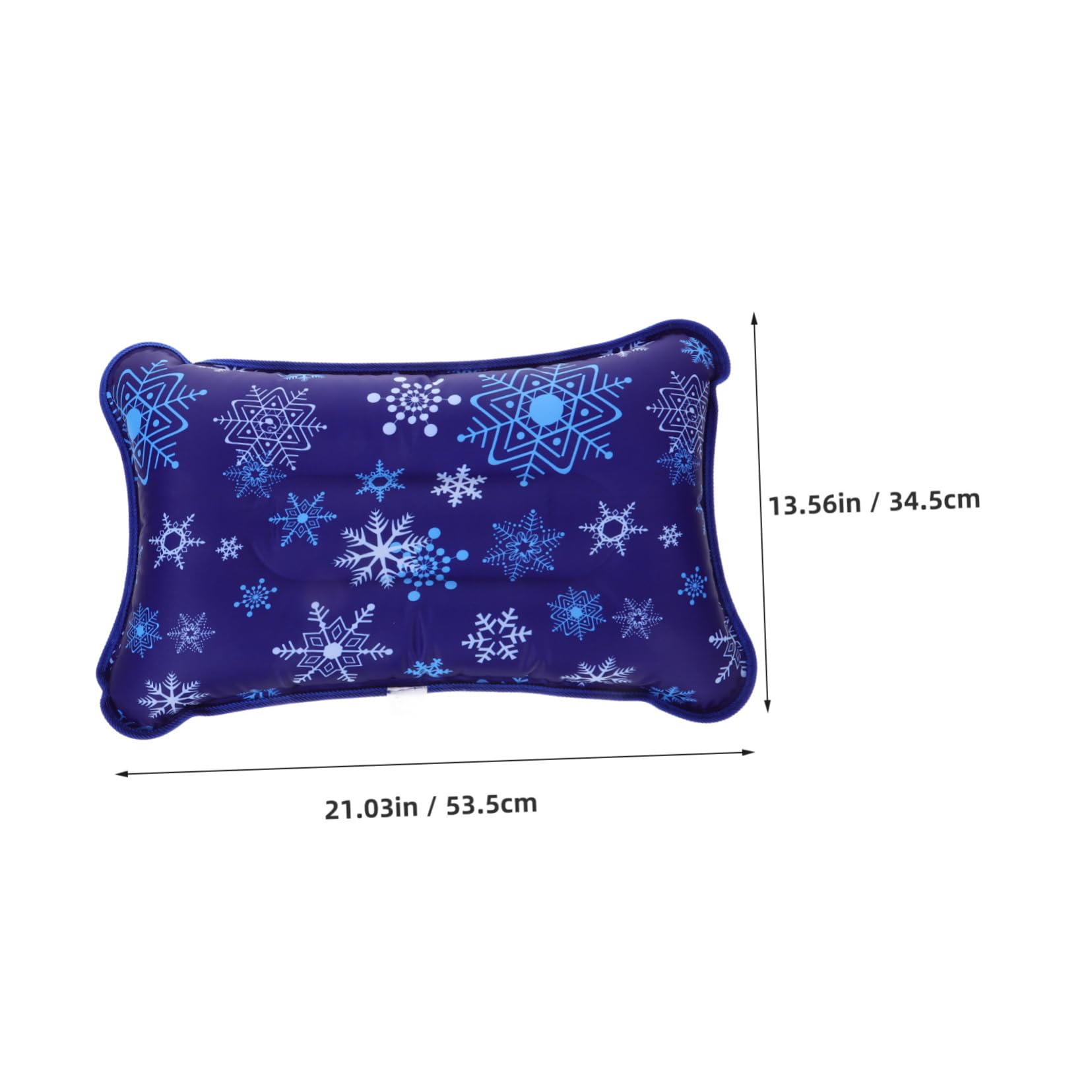 Amosfun Lightweight Cooling Pillow Water Filled Inflatable Sleep Pillow for Summer Outdoor Camping Travel