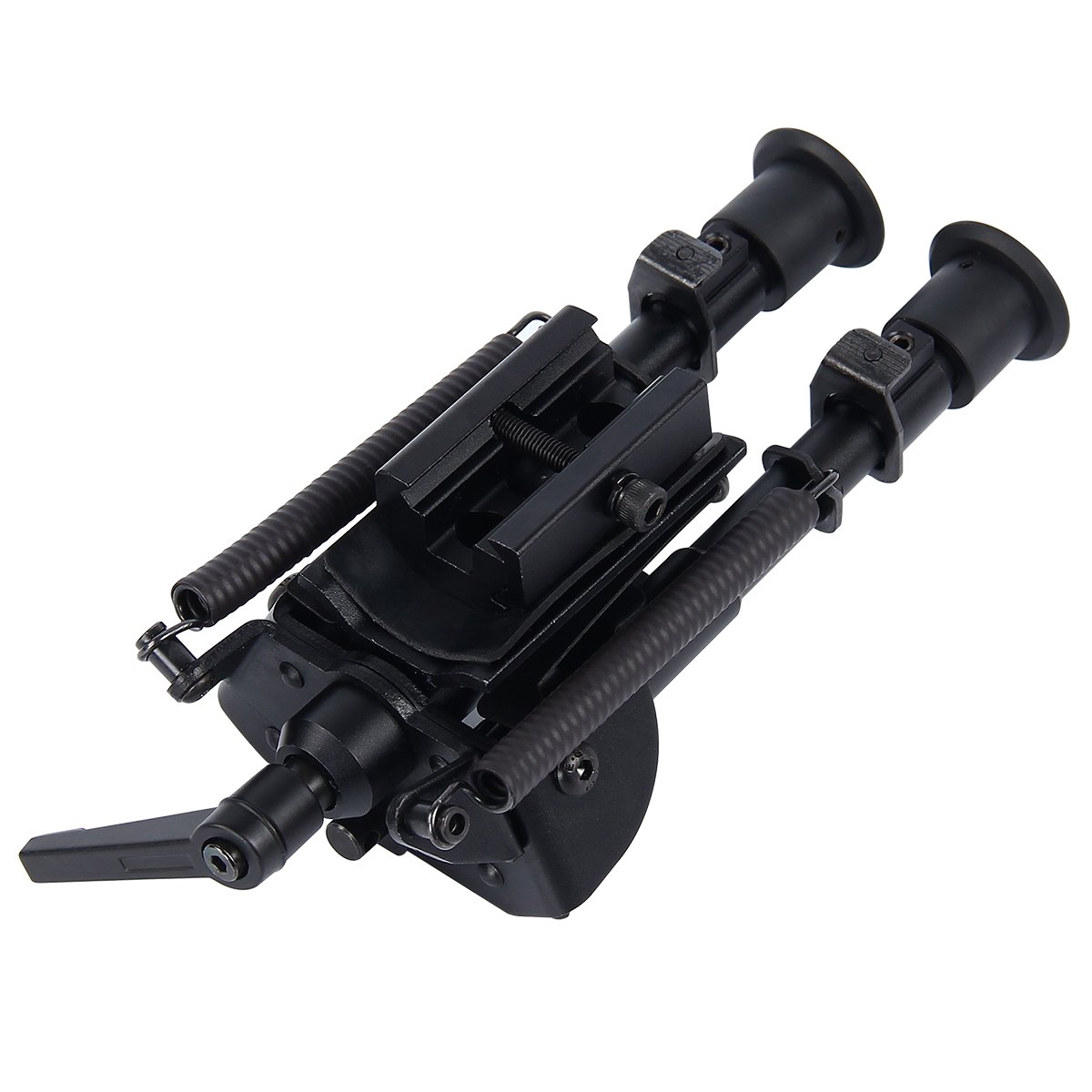 Fucile da caccia tattico da 6-9 pollici Bipod regolabile in altezza Girevole Spring Spring Style con adattatore