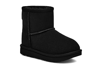 UGG Kids Classic Mini II (Toddler/Little Kid) Kids Shoes Black : 8 Toddler M, Sheepskin