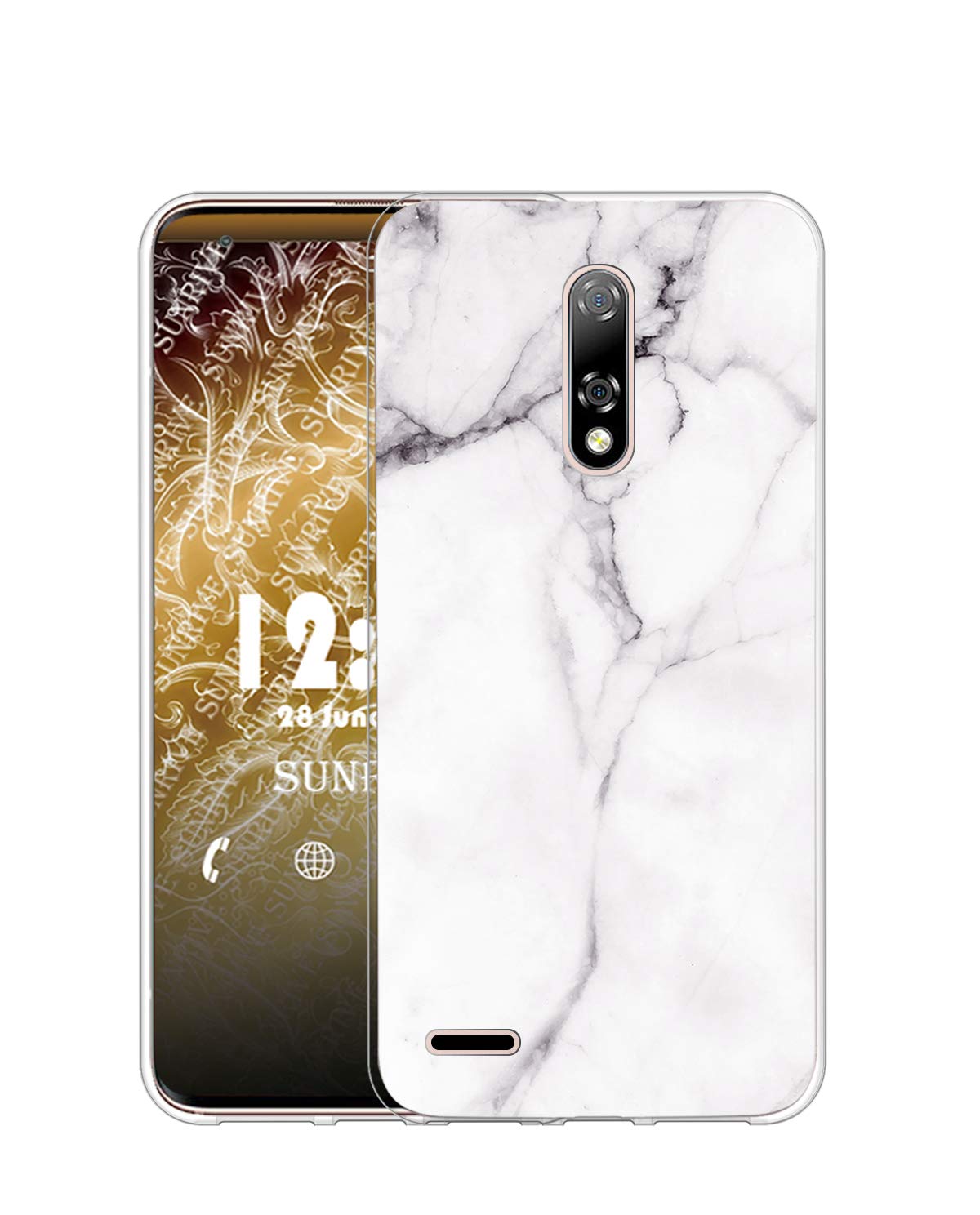 GOKEN Cover Pelle per Realme C55, Magnetica Custodia