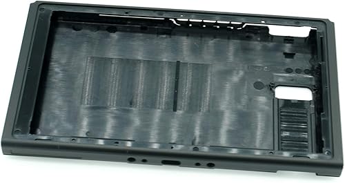 Miniatura 2 de Black Rear Back Cover Replacement Housing Shell Case Bottom for Nintendo Switch Backplate (US Edition)