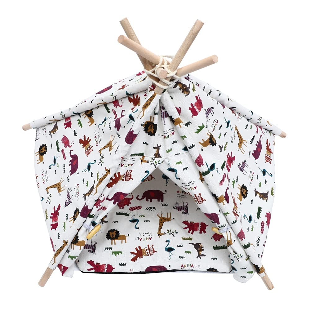 Perros y Gatos Pet Pad Cama DE CORAZA DE Perro Cama IMPRIMADA Caja DE Cable Porte Porte PUERTE DE PERTURA DOGER por Dog House CASA DE Pet Cama