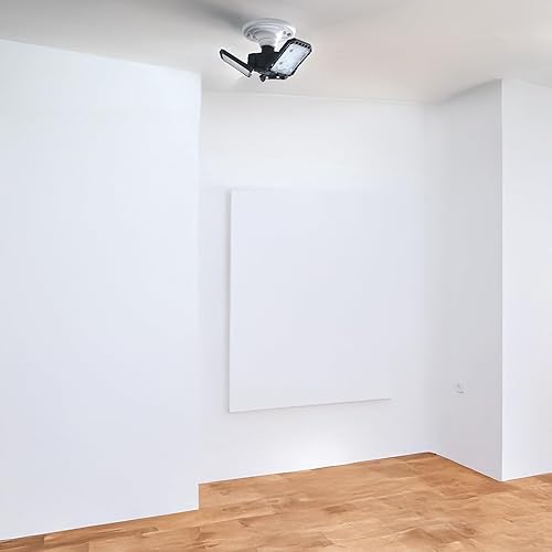 Miniatura 7 de GT-Lite Luz LED de garaje de 3000 lúmenes, equivalente a 300 vatios, bombilla ajustable de 3 paneles, equivalente a 150 W, luz diurna de 5000 K, E26