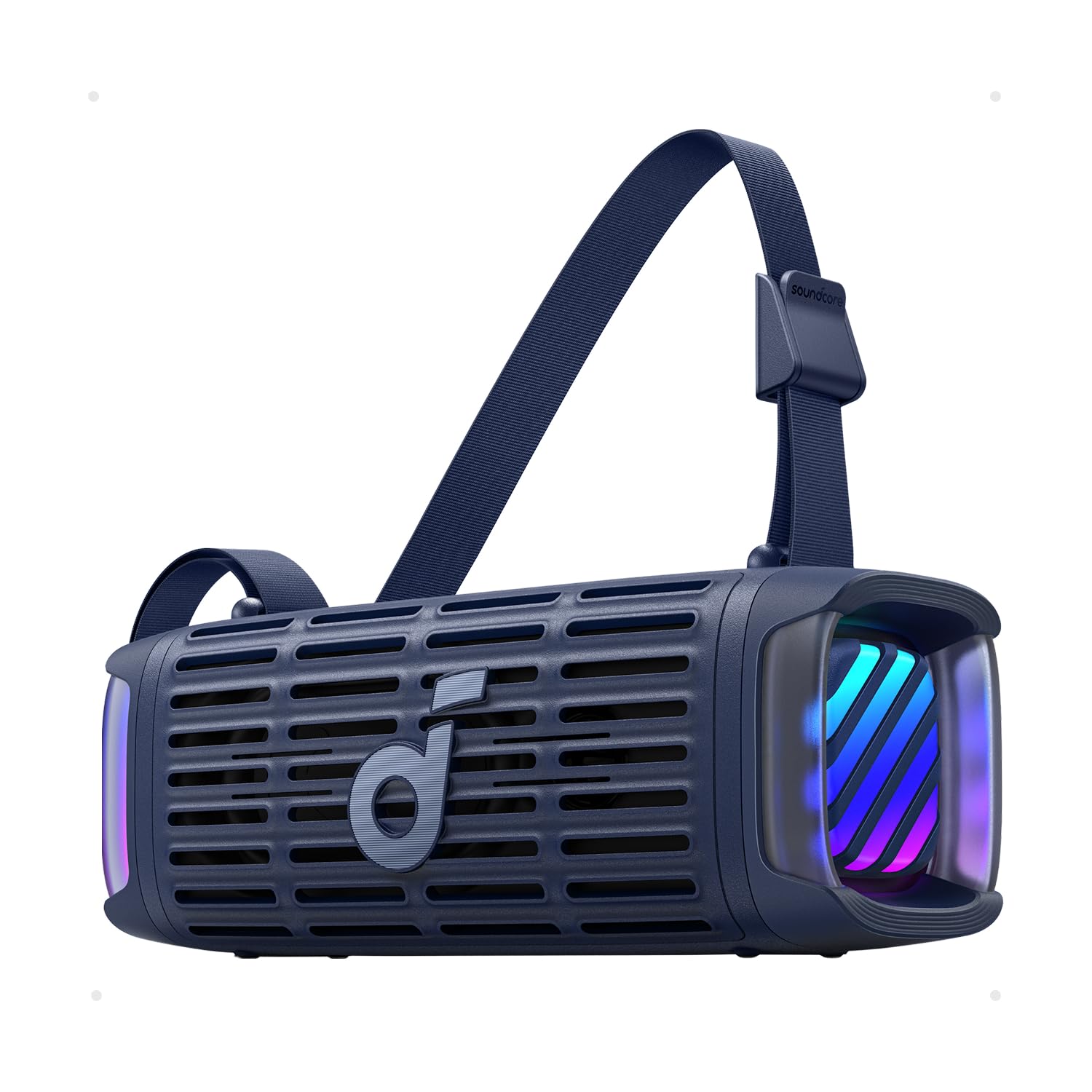 Soundcore Boom 3i by Anker, Rugged Outdoor Speakers, IP68 Waterproof, Floating Playback, Saltwater-Resistant, BassUp 2.0, 50W Portable Speaker, Bluetooth 5.3, 16H, TWS, Kayak/Fishing/Camping-Blue