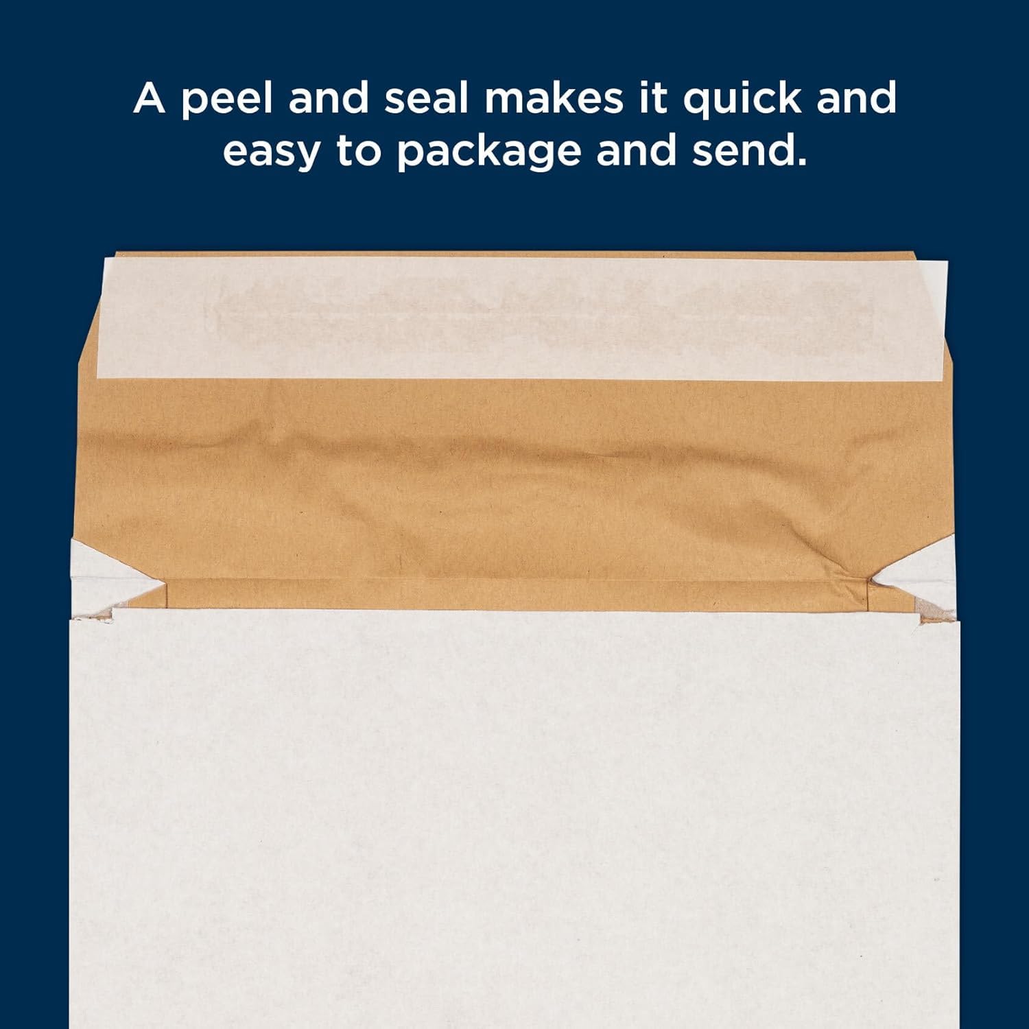Blake Purely Packaging 12901 Versandtasche Mit Papprückwand Haftklebung Mit Fenster Weiß C4 324 x 229 mm - 150g/m² | 125 Stück