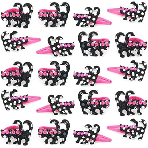 Zest 20 Sequinned Cat Hair Accessories Set Cover