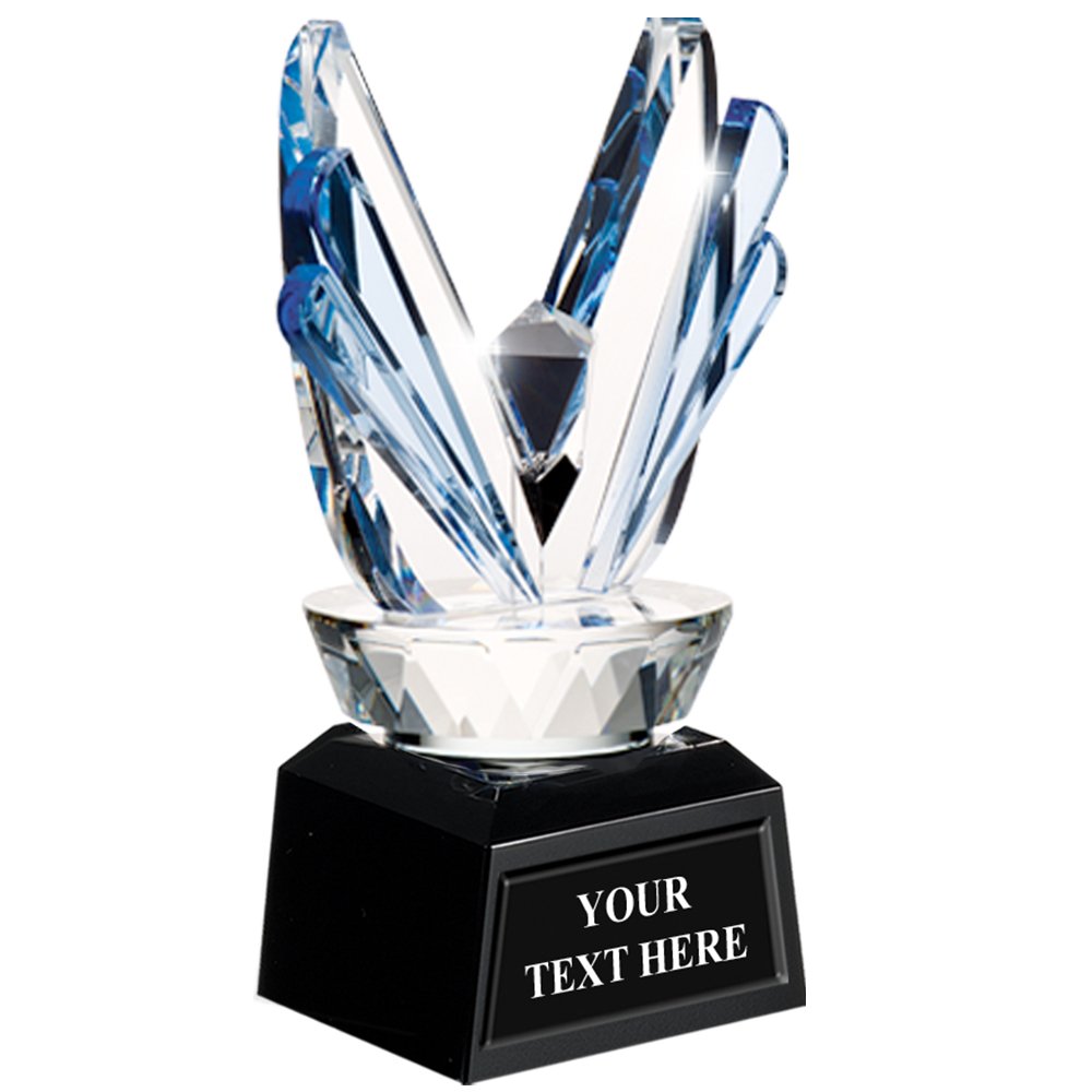 Crystal Eagle Awards - Eagle Jewel Crystal Trophy Personalized