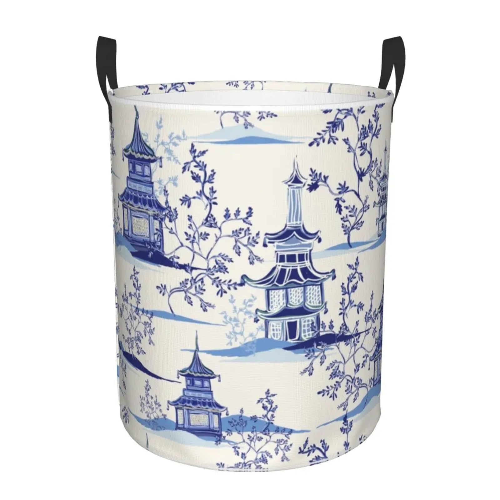 Fabric laundry hamper Vintage Laundry Hamper Large Storage Basket for Family(Color23,42x34 cm)