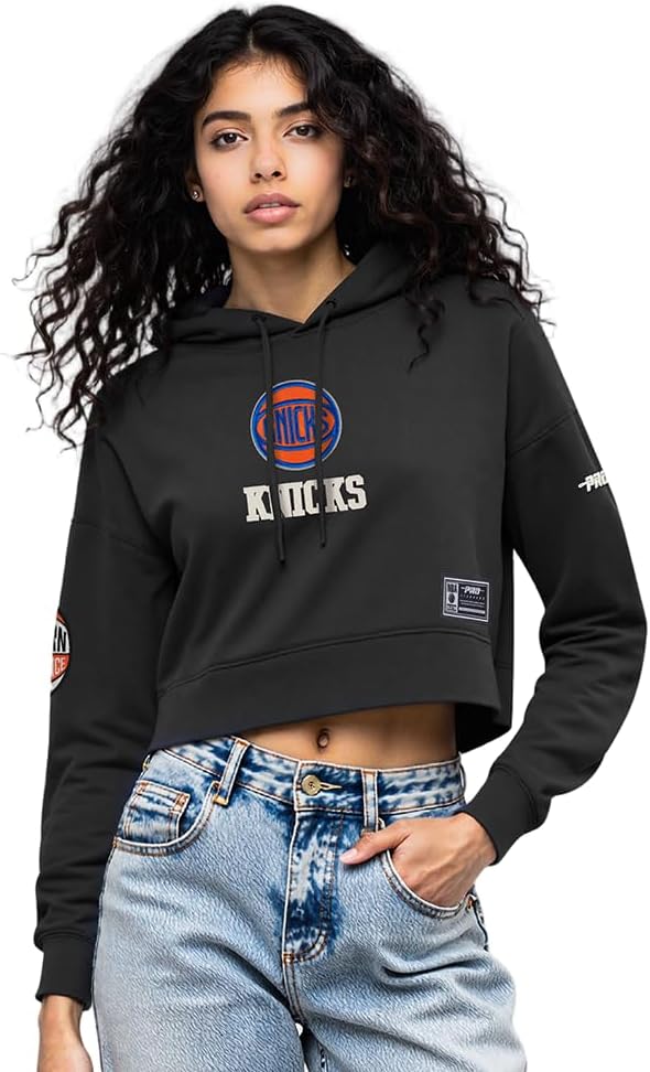 Pro Standard NBA womens Womens Nba Modern Originals Brushed Back French Terry Cropped Pullover Hoodie