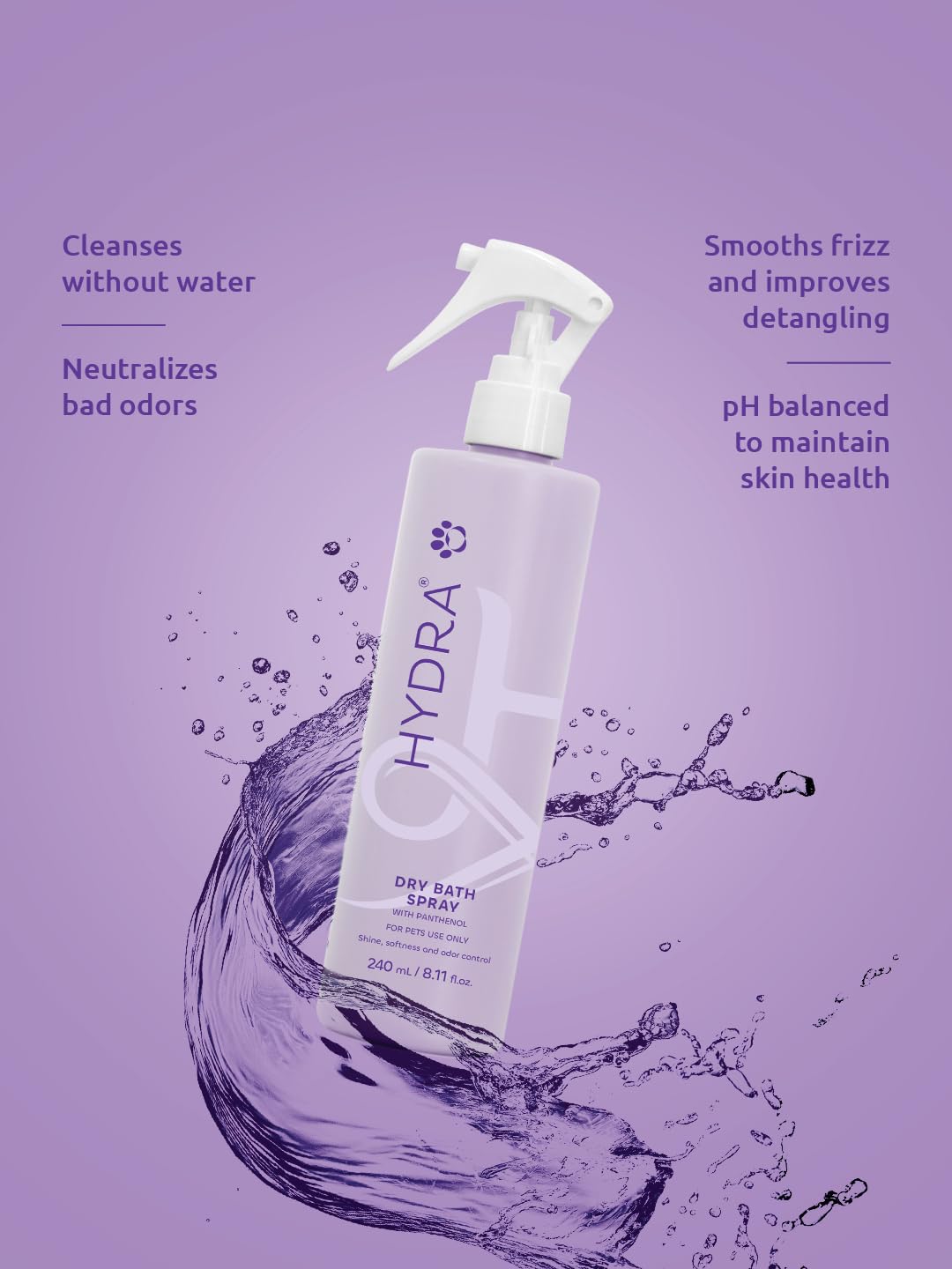 HYDRA Luxury Care Spray para baño seco