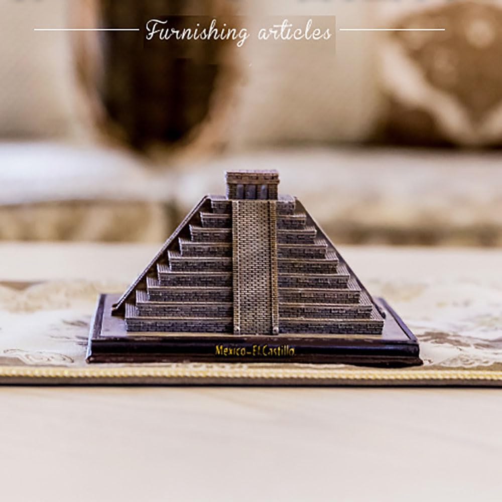 Amazon.com: Lllunimon Mysterious Mayan Pyramids Statue Figurine