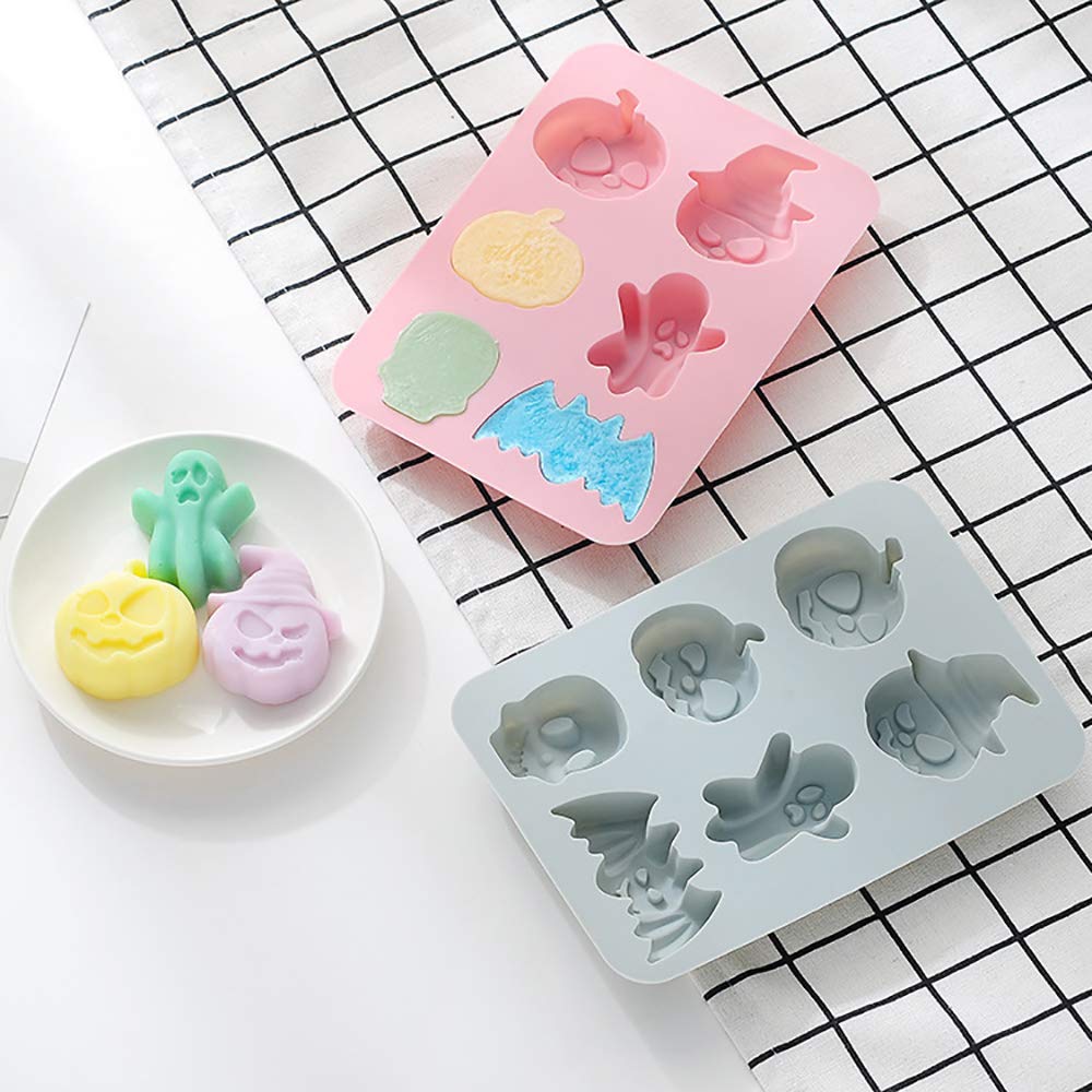 Molde De Silicona para Decoración Navideña para Usar con Fondant, Pasta De Azúcar,etc Diseños Navideños