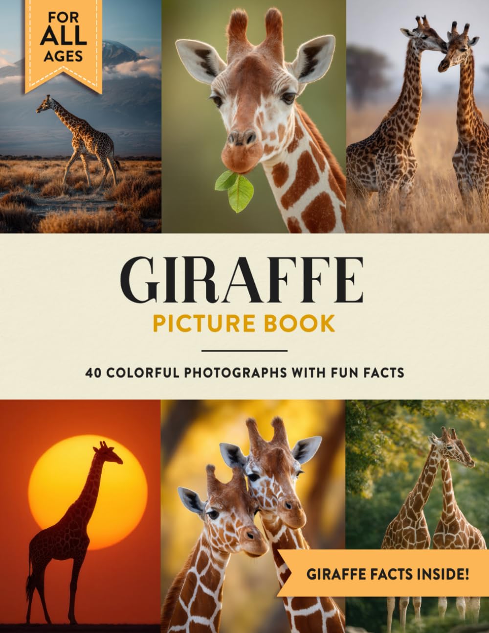 Giraffe Picture Book: Learn All About Giraffes with Fun Photos and Giraffe Facts for Kids & Adults