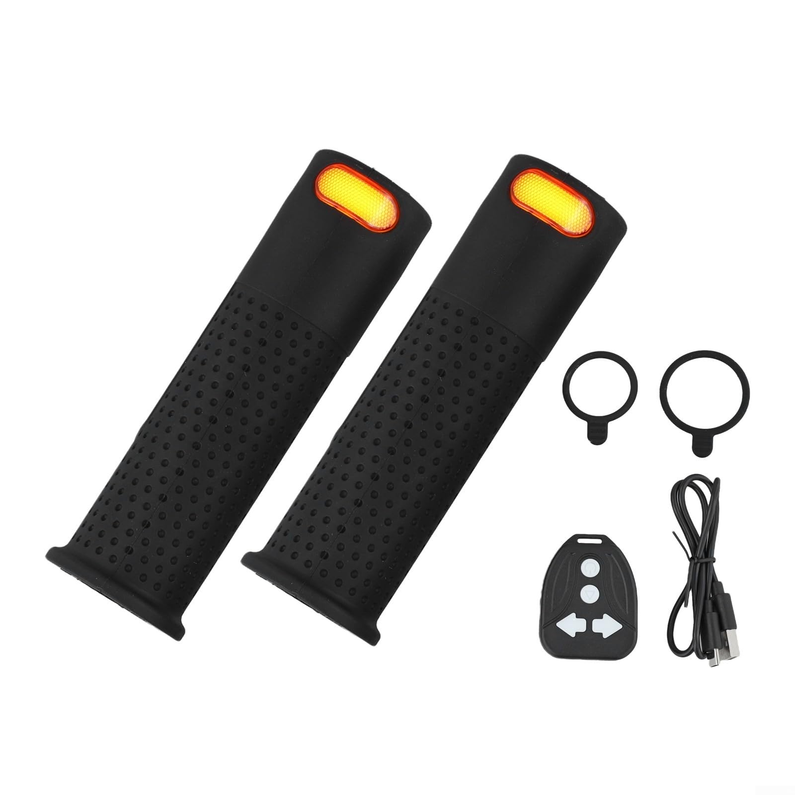 Manopole per manubrio di scooter elettrico con indicatori di direzione integrati, impugnature antiscivolo per maggiore sicurezza, accessori di ricambio per scooter notturni