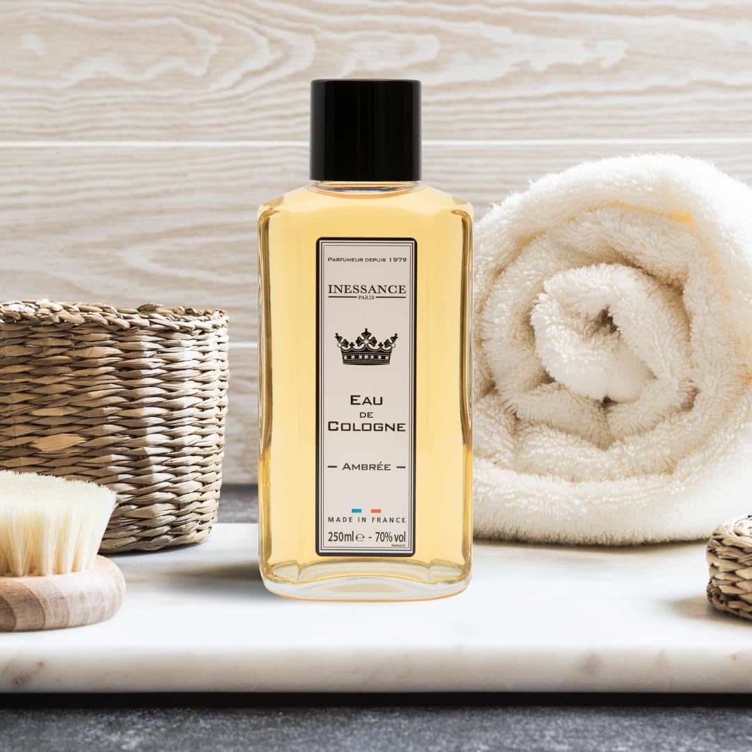Inessance Paris - Ambrée Inessance Paris woda kolońska dla kobiet i mężczyzn - trzeźwy i łatwy w noszeniu zapach - Made in France - 250ml