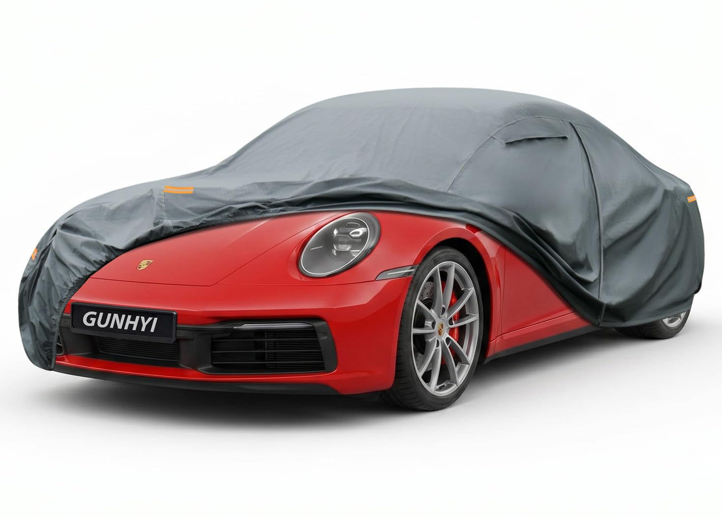 GUNHYI 16 Layers Car Cover Waterproof All Weather for Coupe Heavy Duty