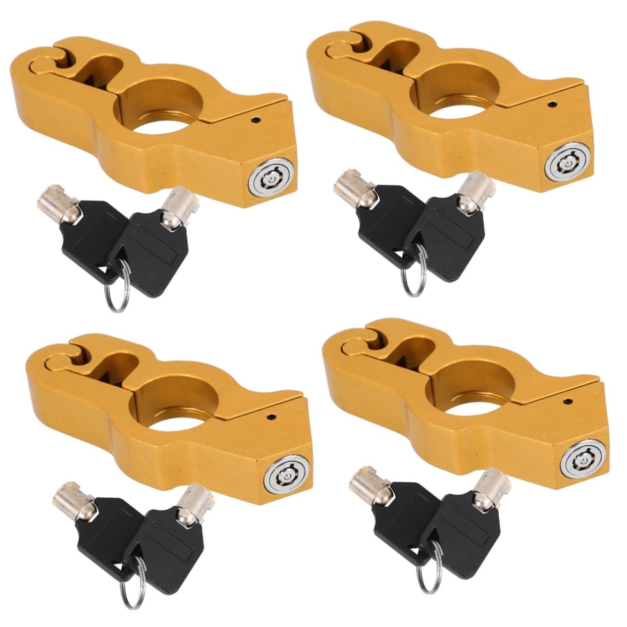 4pièces Verrou De Guidon De De Frein Et Compact Facile à Installer Pour Scooter Et Cyclomoteur