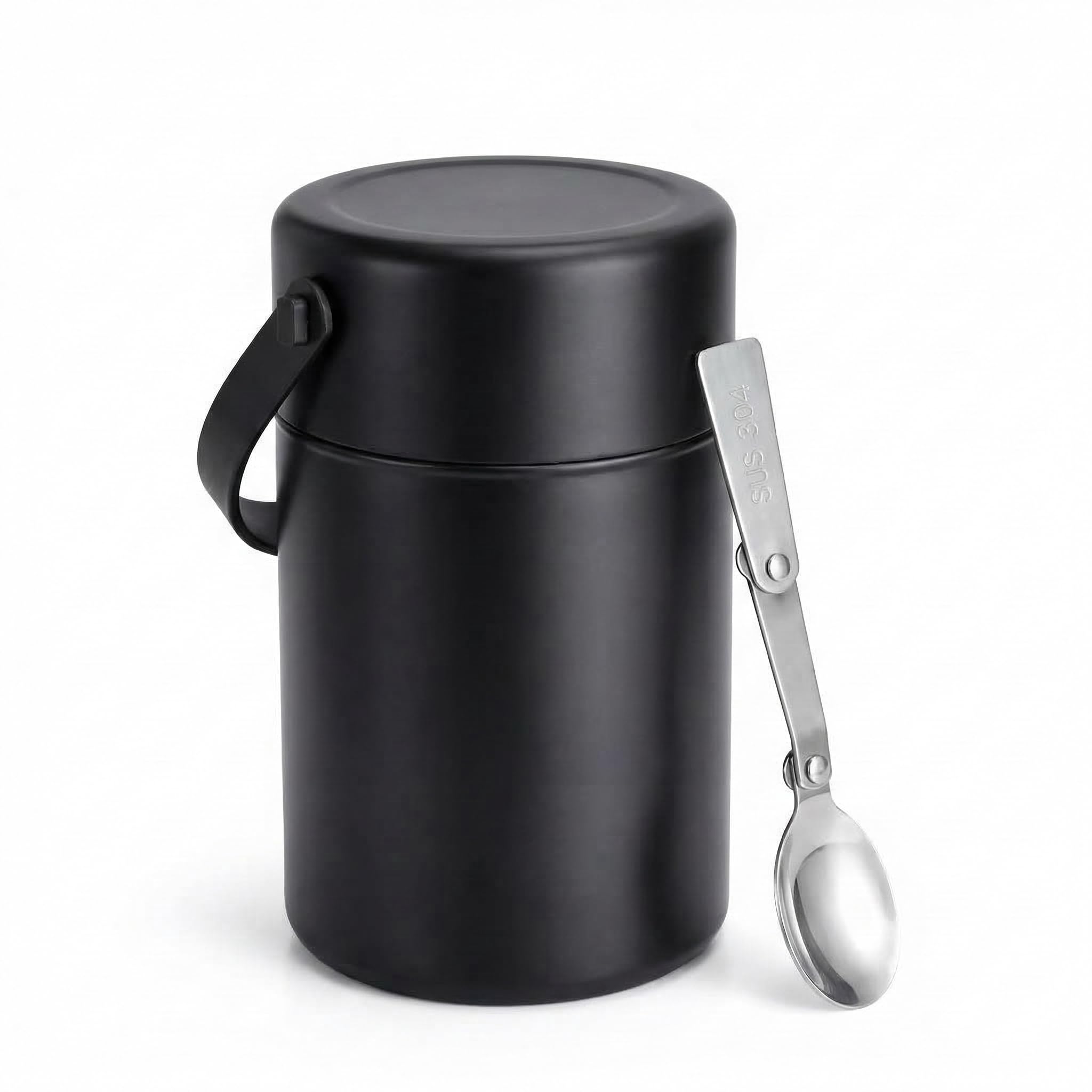 Vacuum Food Jar - Bowl & Spoon Included -1