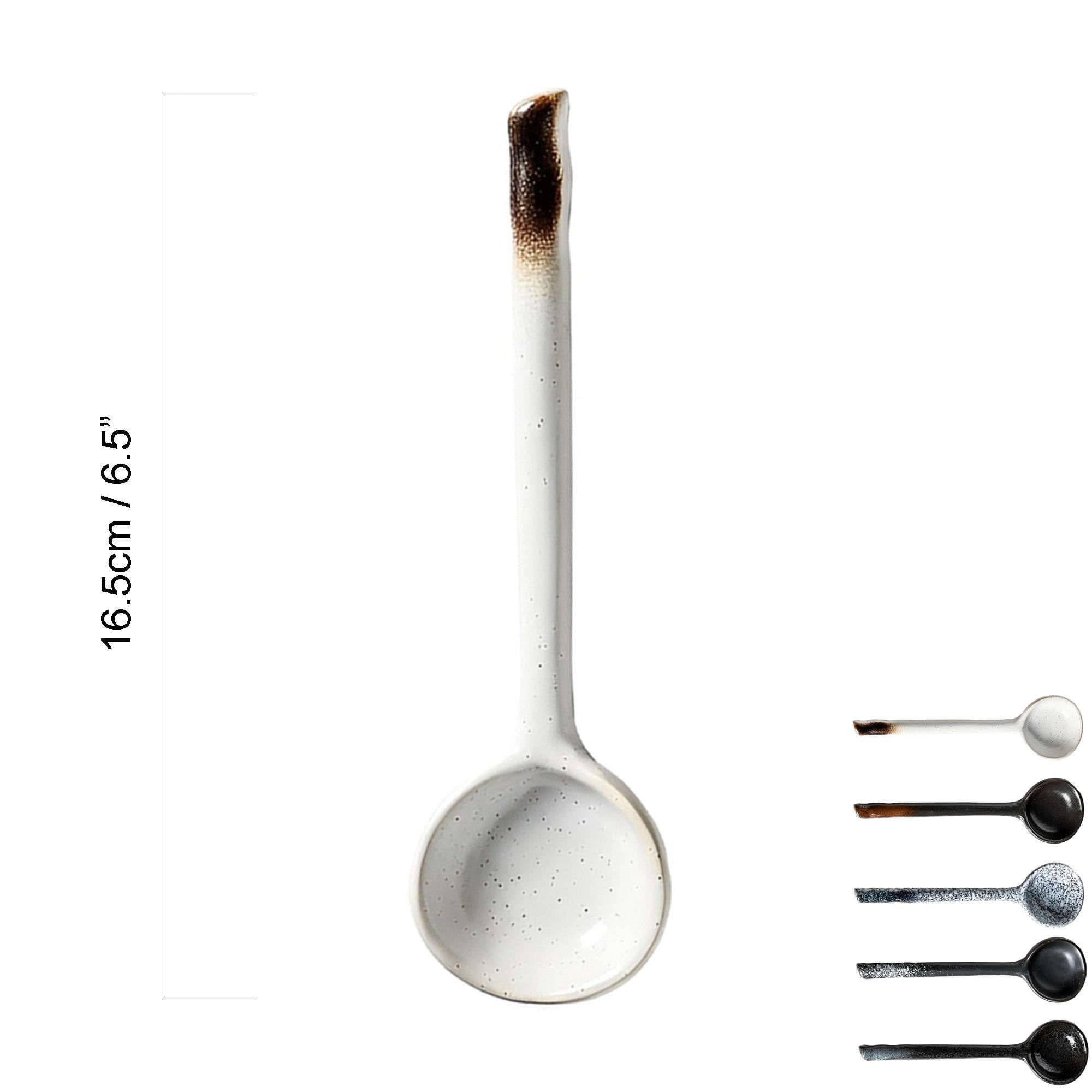 Set Di 2 Cucchiai Zuppa Asiatici In Acciaio - Scanalatura Profonda, Perfetti Per Ramen, Miso E Wonton - Foto 4