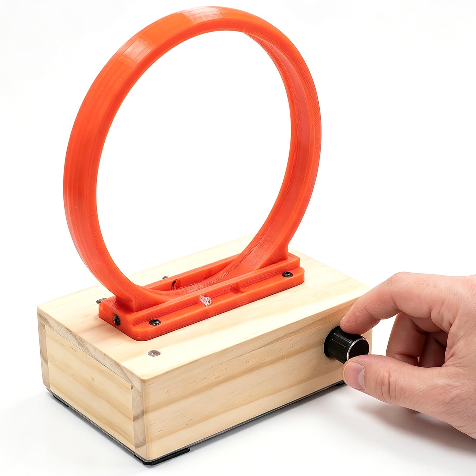Wsexyy Diy Perpetual Motion Machine Model, Electromagnetic Cyclotron Physics Experiment Kit, Iron Ball Circular Motion Coil, Adjustable Speed, Science Education Kit