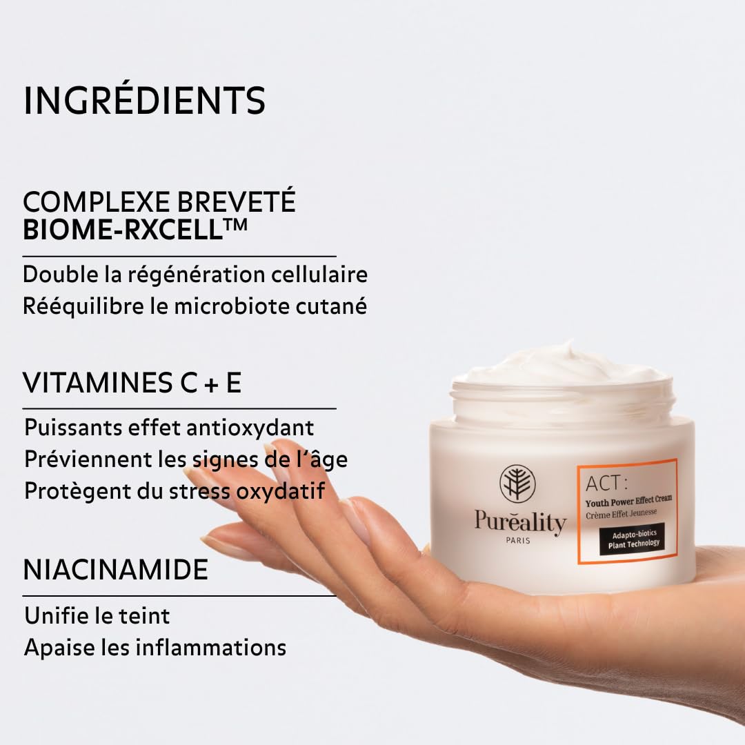 Crème Eclat Régénérante – Boost l'Éclat, Agit sur les signes de l’âge - Raffermit, lifte & iIlumine – Testée dermatologiquement – Vitamine C - Crème visage 60ml