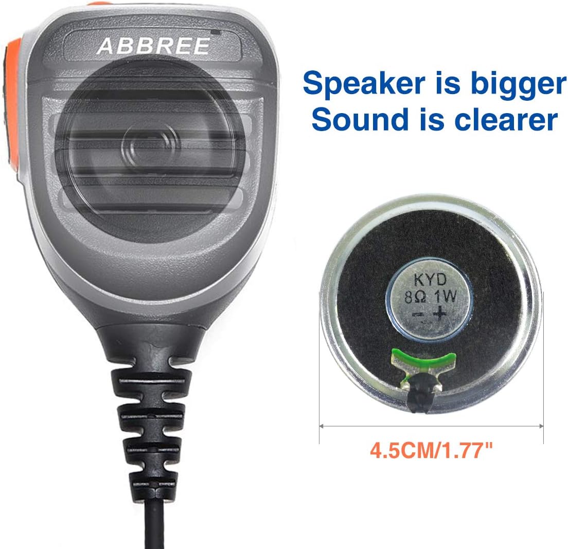 Image listing compatible radio models for the ABBREE AR-780, including UV-5R, BF-F8HP, GM-15PRO, TP-8Plus, BF-888S, UV-S9Plus, BF-H6